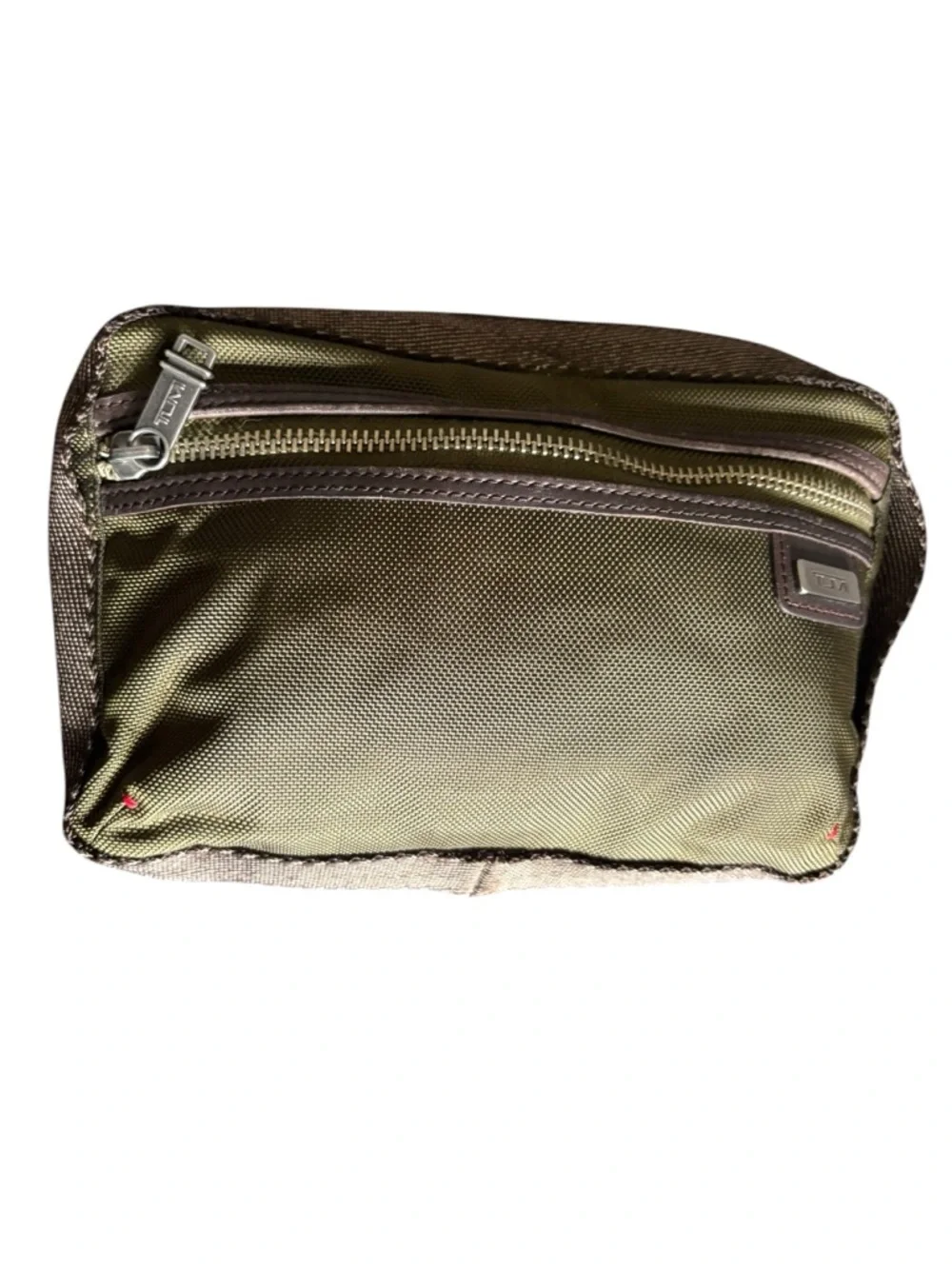 Tumi Olive Green Travel dopp kit